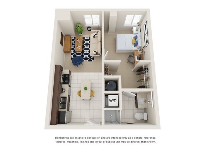 1BR/1BA - Standard