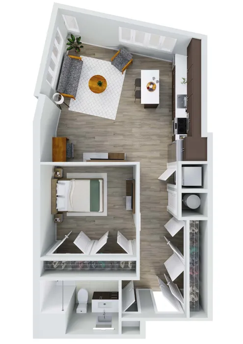 Fleet 1 bedroom