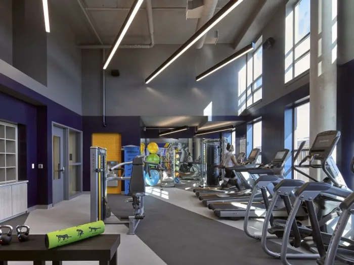 fitness center with treadmills and weight machines six11 ann arbor