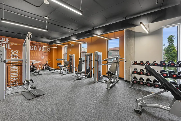 tenn student living knoxville weight machines and free weights