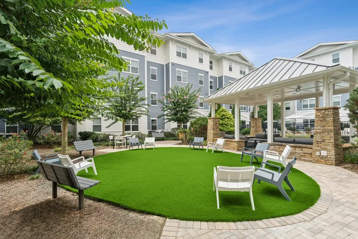 campus crossings briarcliff courtyard green space