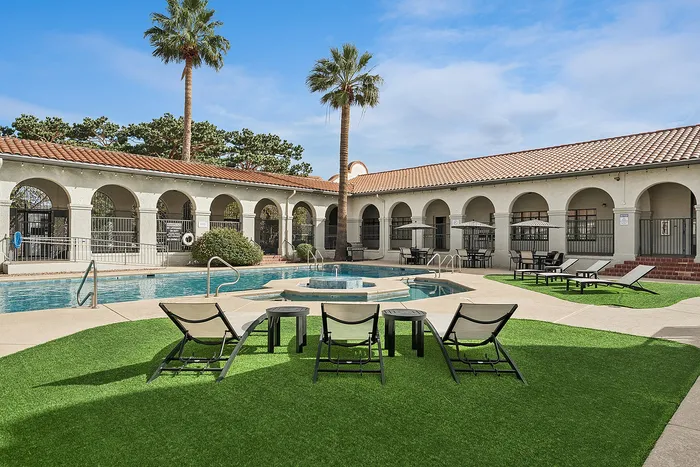 university heights apartments tucson az pool and courtyard