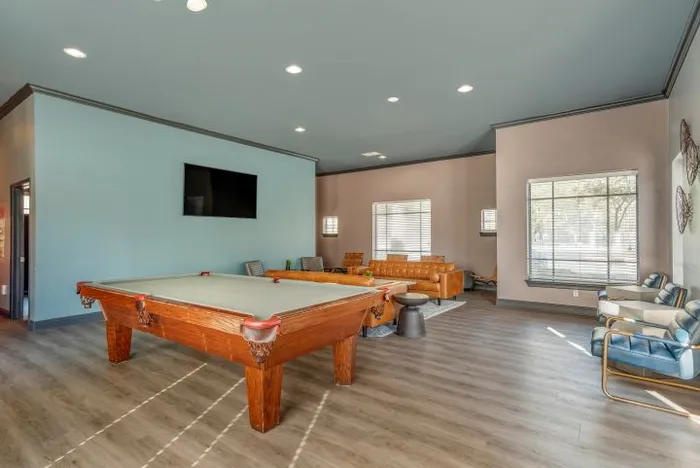 pool table brightside apartments