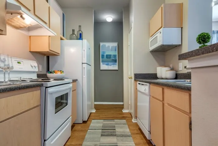 kitchen at brightside apartments