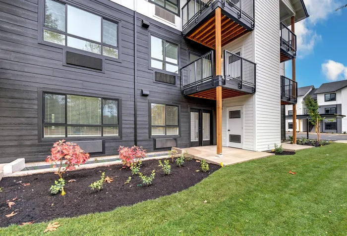 Private Outdoor Patio/Balcony at The Preserve on Goodpasture in Eugene, Oregon