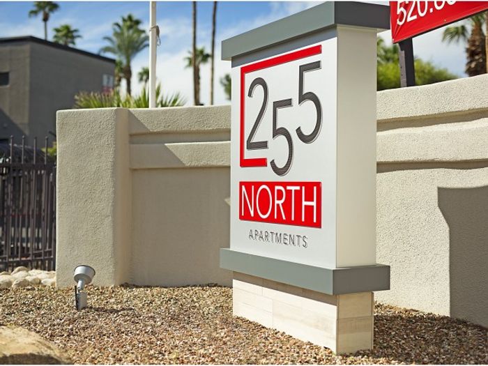 255 North Sign at 225 North in Tucson, Arizona