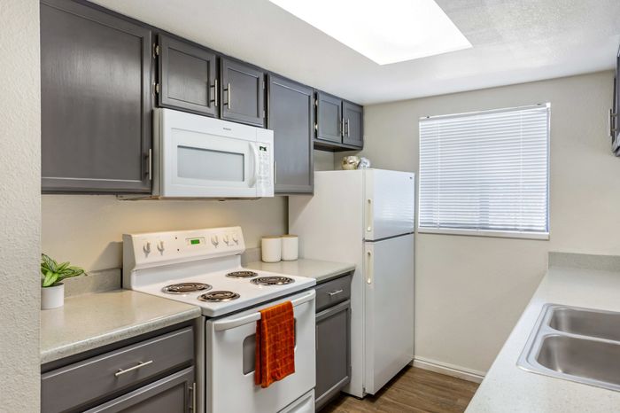 Kitchen  at The Branbury student apartments in Provo, Utah