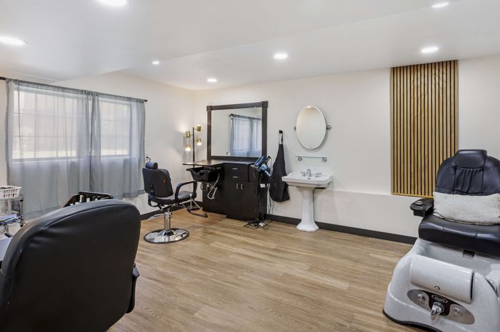 The Retreat salon at The Branbury student apartments in Provo, Utah