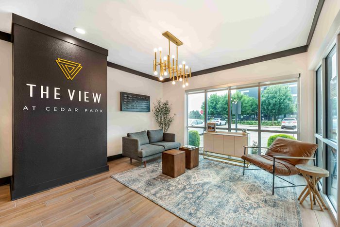 Leasing office at The View at Cedar Park