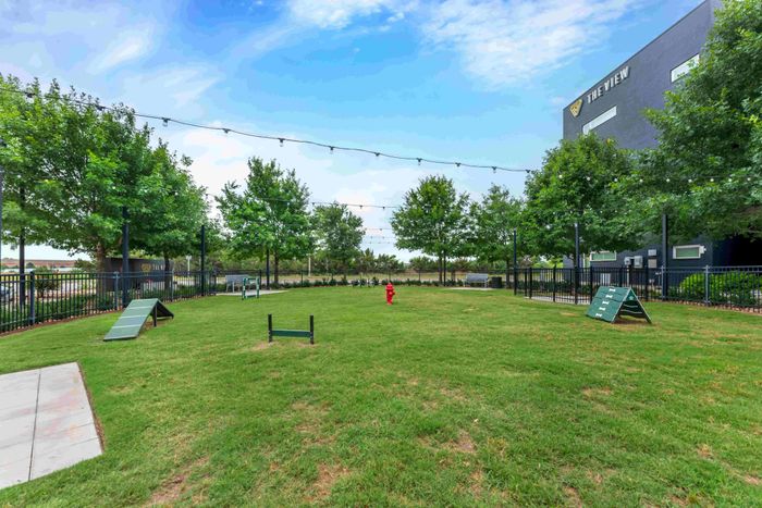 Dog park at The View at Cedar Park