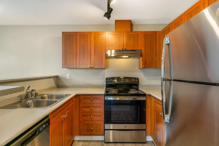Kitchen in Two Bedroom Apartment Homes