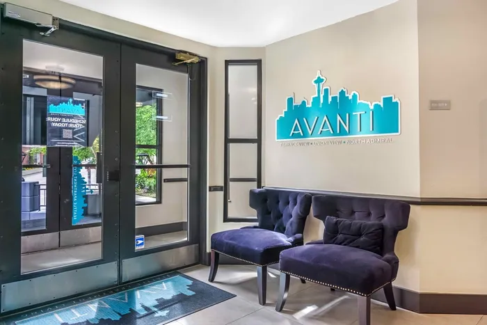 Leasing office at Avanti in Seattle, WA
