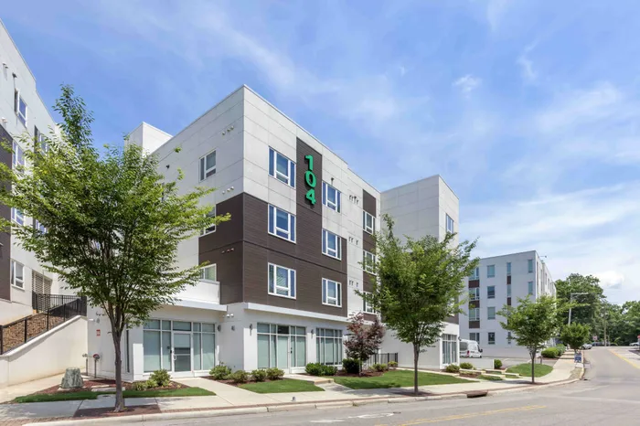 104 Ashe apartment building  at Live on Hillsborough in Raleigh, North Carolina