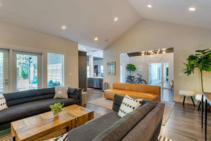 Modern Clubhouse Lounge at Forest Hills in Eugene, Oregon