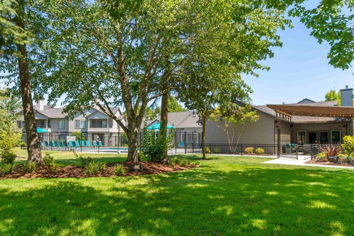 Beautiful Landscaping at Forest Hills in Eugene, Oregon