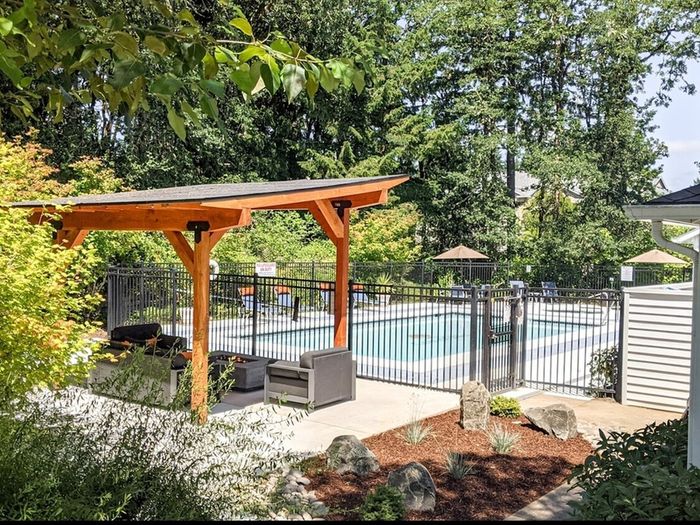 Outdoor Sport Court at Grand Oaks apartment community in Corvallis, Oregon.