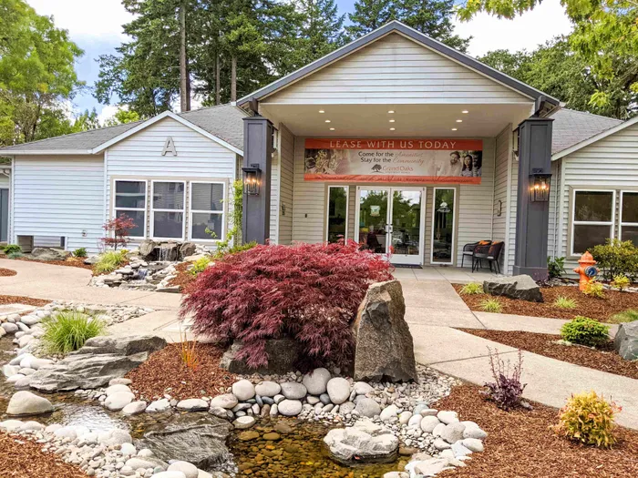 Grand Oaks Exterior at Grand Oaks apartment community in Corvallis, Oregon.