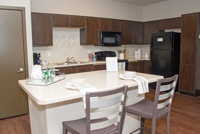 Updated Kitchen at Highlander at North Campus in Riverside, California