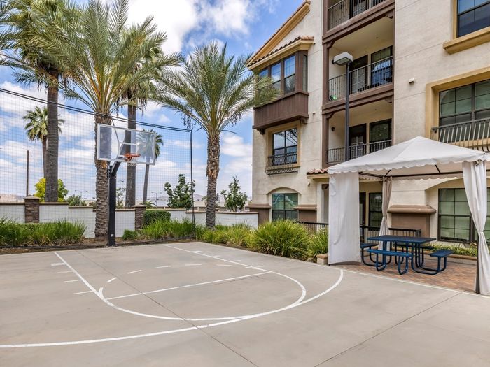 Basketball court available at Highlander at North Campus in Riverside, California