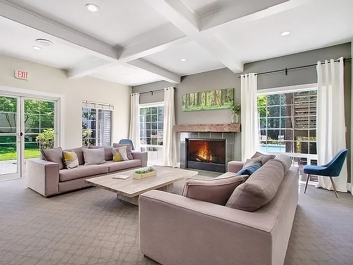 Clubhouse common space at Greystone Meadows apartments in Federal Way Washington