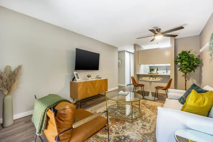 Spacious Living Room at Maplewood Park in Renton, Washington