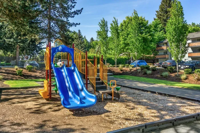 Playground areas at Maplewood Park in Renton, Washington