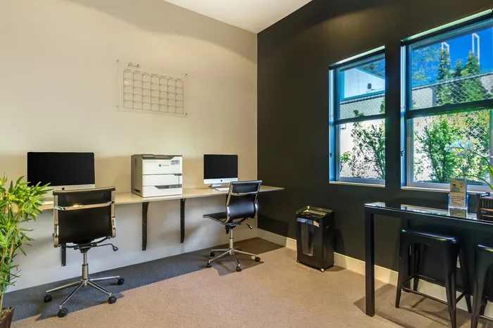 Computer Lab with Printers corner view at Maplewood Park in Renton, Washington