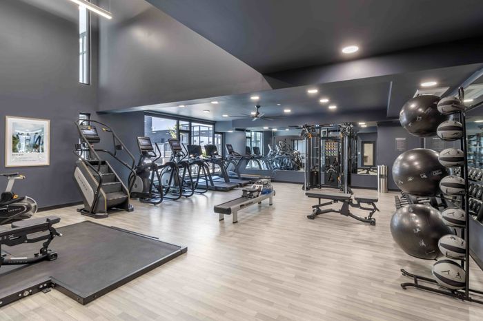 Fitness center at The Edison in Reno, Nevada