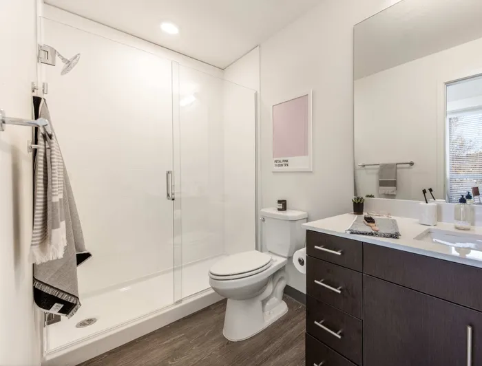 Private Bathroom at Republic on Main in Moscow, Idaho