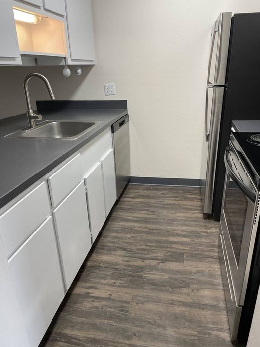 Updated Kitchen at Palouse Landing apartment community in Pullman, WA