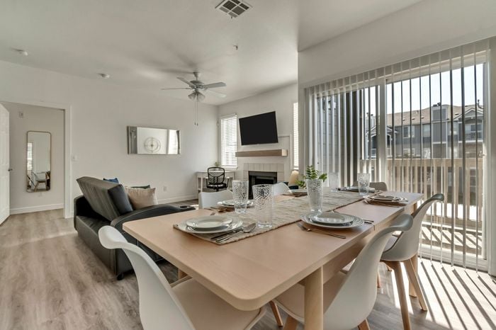 Large Dining Area at Pinnacle Mountain View apartments in Clearfield, UT