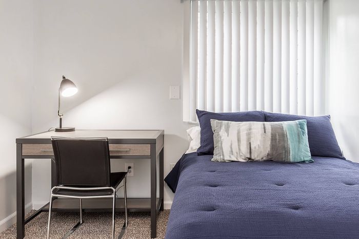 Bedroom at Stadium Park Apartment Community in Eugene, Oregon