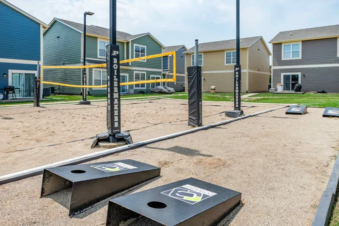 Cornhole and Sand Volleyball at The Cottages on Lindberg in West Lafayette, Indiana