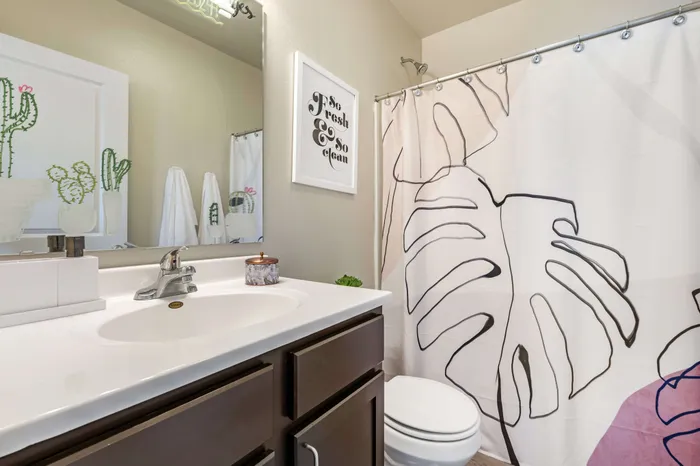 Bathroom at The Cottages on Lindberg in West Lafayette, Indiana