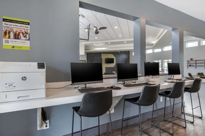 Computer Lab at The Cottages on Lindberg in West Lafayette, Indiana