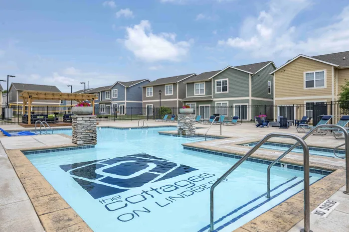 Resort-Style Pool at The Cottages on Lindberg in West Lafayette, Indiana