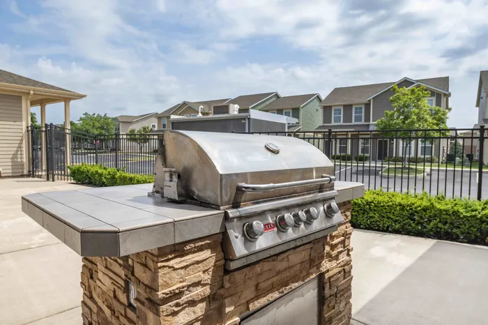 Outdoor Grilling at The Cottages on Lindberg in West Lafayette, Indiana