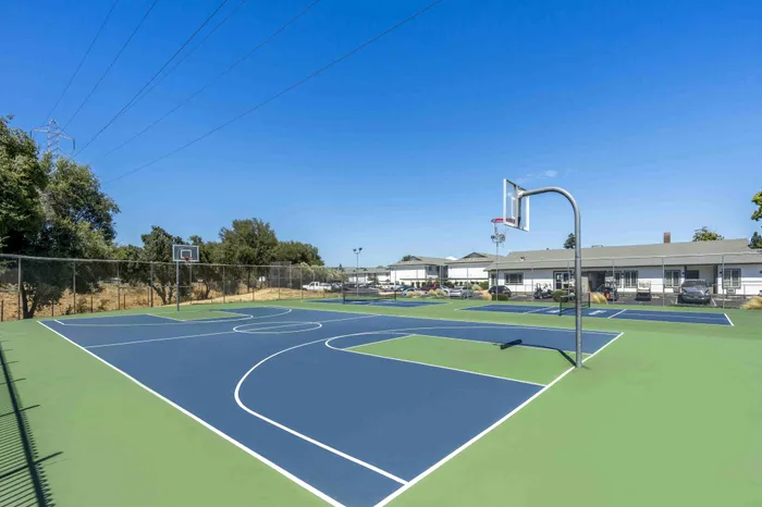 Basketball Court at the Phoenix Sacramento Apartment Community in Sacramento, California