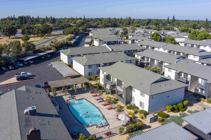 Aerial View at the Phoenix Sacramento Apartment Community in Sacramento, California