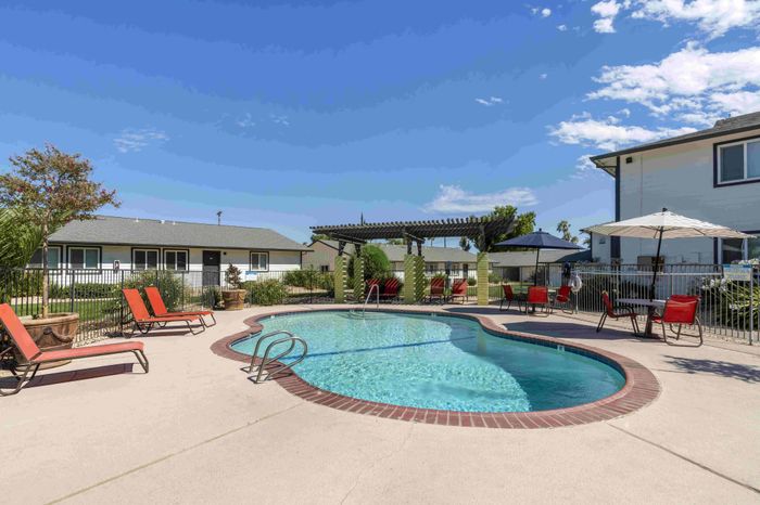 Resort-Style Pool at the Phoenix Sacramento Apartment Community in Sacramento, California