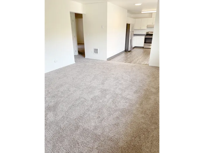 Living Room and Kitchen Area at Willow Place in Pullman, Washington
