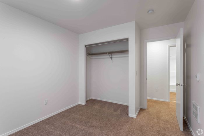 Spacious Bedroom with Closet Space at Willow Place in Pullman, Washington