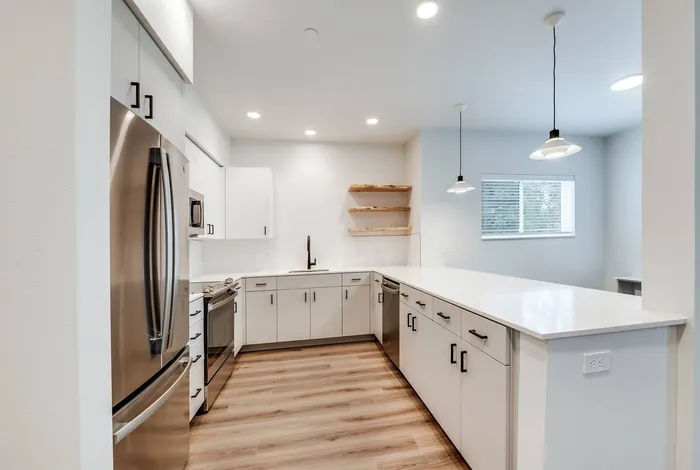Modern Kitchen at The Preserve on Goodpasture in Eugene, Oregon