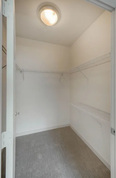 Closet Space at Union View in Seattle, Washington