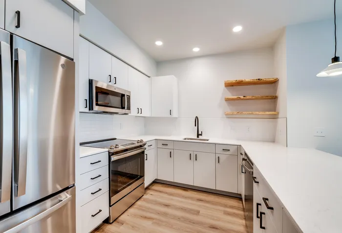 2x2 Modern Kitchen at The Preserve on Goodpasture in Eugene, Oregon