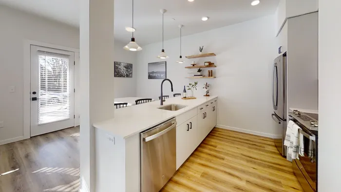 Open Floorplan Kitchen Room at The Preserve on Goodpasture in Eugene, Oregon