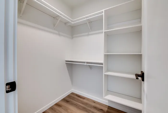 1x1 Walk-In Closet at The Preserve on Goodpasture in Eugene, Oregon