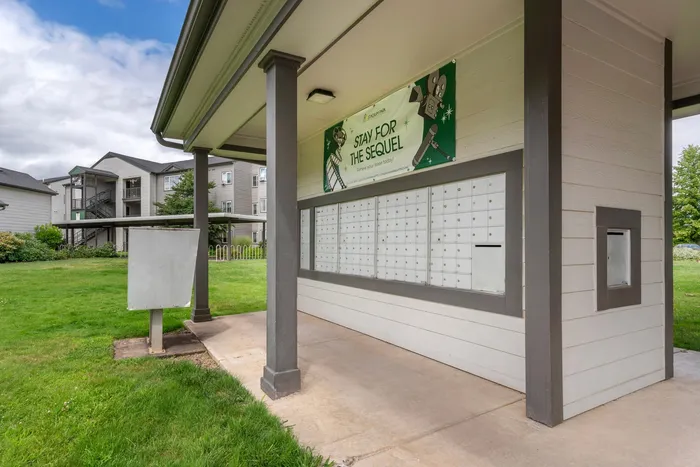 Mail boxes at Stadium Park Apartment Community in Eugene, Oregon