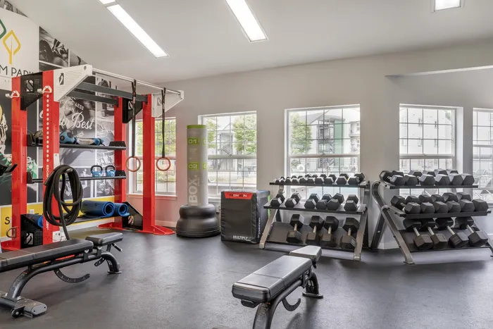 Fully-Equipped Fitness Center at Stadium Park Apartment Community in Eugene, Oregon