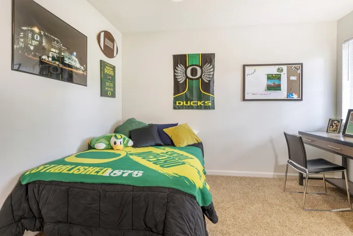 Bedroom at Stadium Park Apartment Community in Eugene, Oregon
